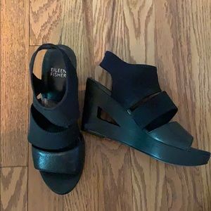 Eileen Fisher wedges size 6.5